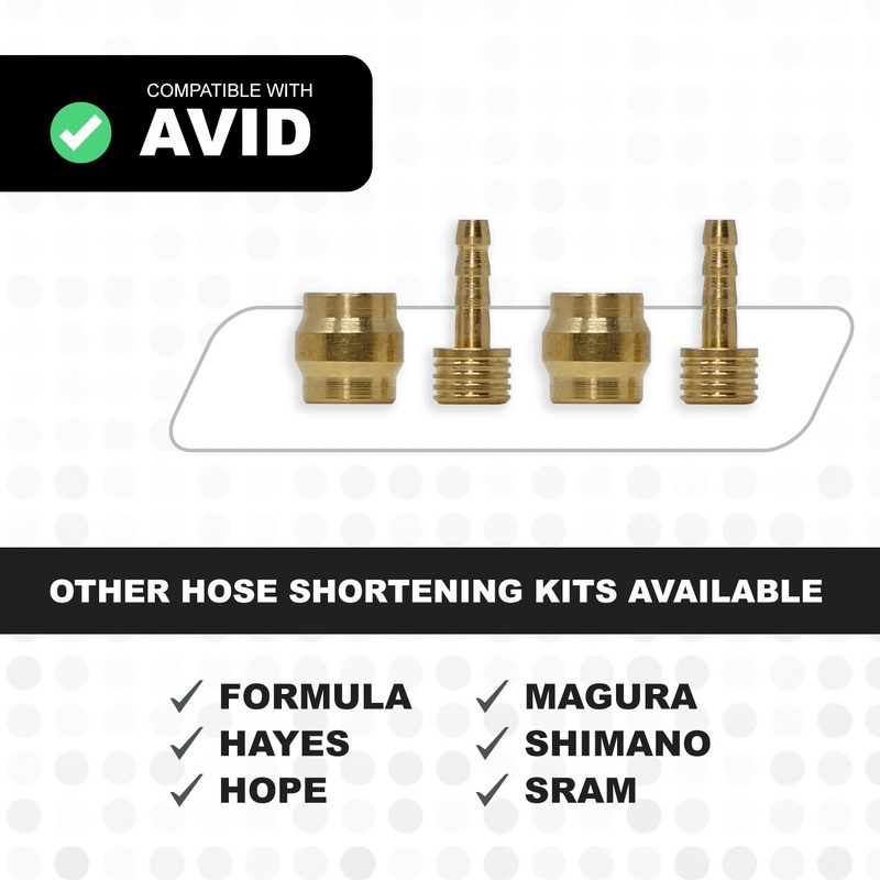 epic Avid Brake Hose Shortening Kit - Includes 2X Hose