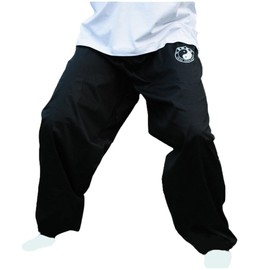 ZooBoo Chenjiagou Taichi Lantern Pants Taichi Practice Uniforms Tai chi Clothing Black Cotton Cloth Martial Arts Practice Pants (M)