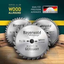 Bayerwald - HM Circular Saw Blades for Wood - Diameter 254 mm x 2.8 mm x 30 mm | WZ Negative | for Cross-Cut Saws such as Metabo KGS 254