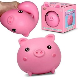 Tobar 37047 Pig SQUISHKINS Piggy, Mixed, S
