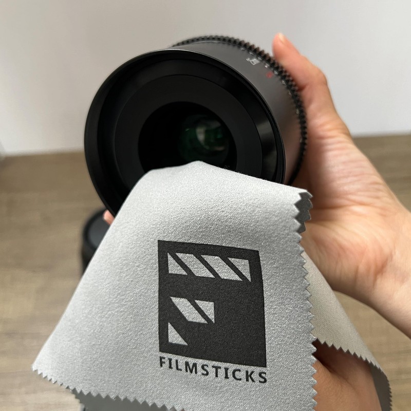 Filmsticks Microfibre Cleaning Cloth for Wiping Clean Acrylic Clapperboards, Camera