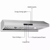 SNDOAS 30" Under Cabinet Range Hood Stainless Steel 800CFM 3-Speed