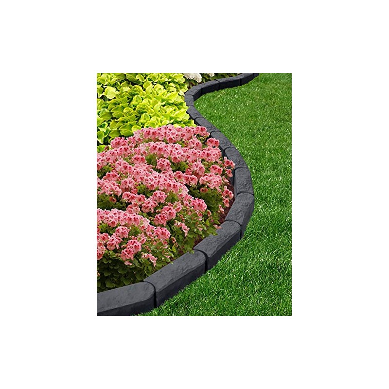 ECO GARDEN Recycled Rubber STOMP Edge Black