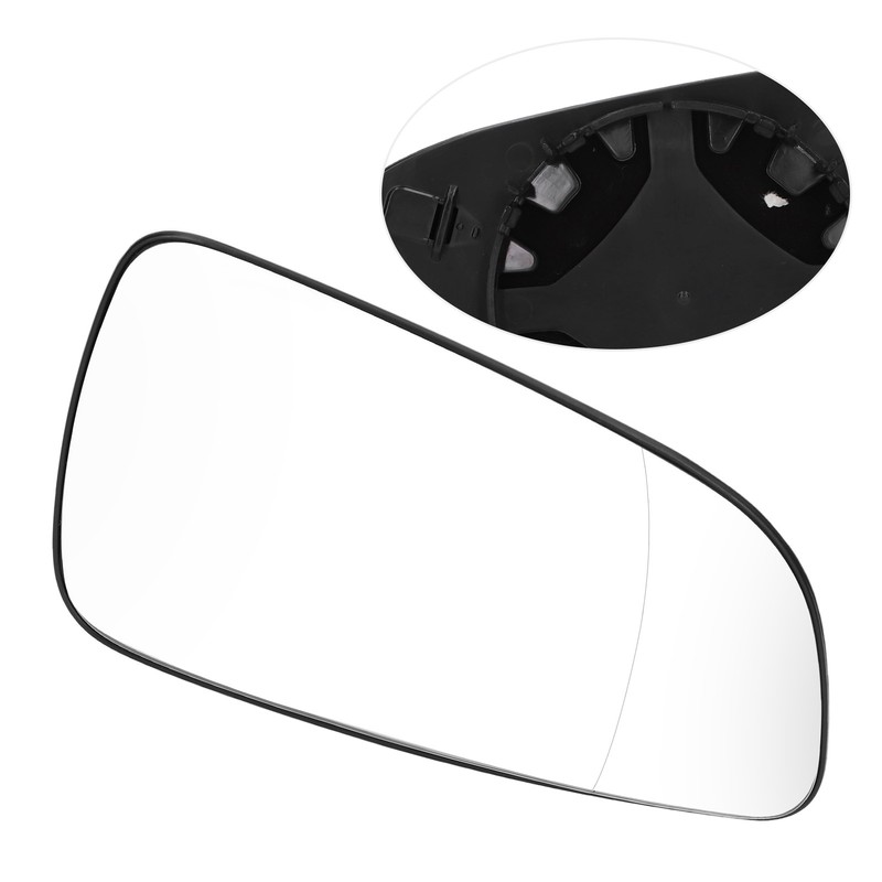 2PCS Outside Rear View Mirror Glass Left Right Self Adhesive