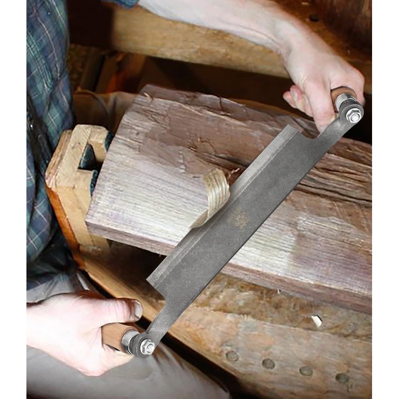 WICING Draw Knife, Straight Debarking Tool No Assembly Required, Overall