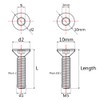 Ruifu Titanium Alloy Countersunk Bolt Flat Head Hex Socket Bolt