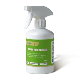 SOLIDLAND Refractory Rigidizer for Ceramic Fiber Blankets - High Temperature Kaowool Surface Hardener for Forges, Kilns & Foundry Furnace - Prevents Fiber Erosion & Airflow Damage (16 Ounces, 2300°F)