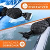 WERKTAL Car Ice Scraper - Warming Windscreen Scraper with Glove