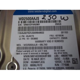 Western Digital WD2500AAJS 250GB Caviar Blue Hard Drive
