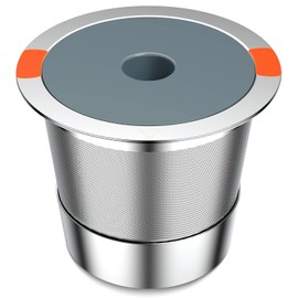 K Cup Reusable Coffee Pods, Stainless Steel Reusable K Cups Coffee Filter Compatible for Keurig 1.0 & 2.0 Coffee Makers, Non-BPA Stainless Steel Reusable K Cup(1 pack)