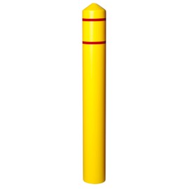 Eagle 1736YRS Yellow Post Sleeve Smooth with Red Stripe, 6" Length