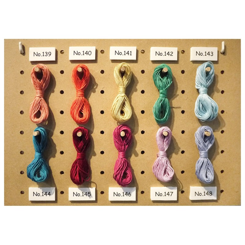 Hamanaka Wash Cotton Crochet Yarn, Fine Weight, Color 141, Yellow,