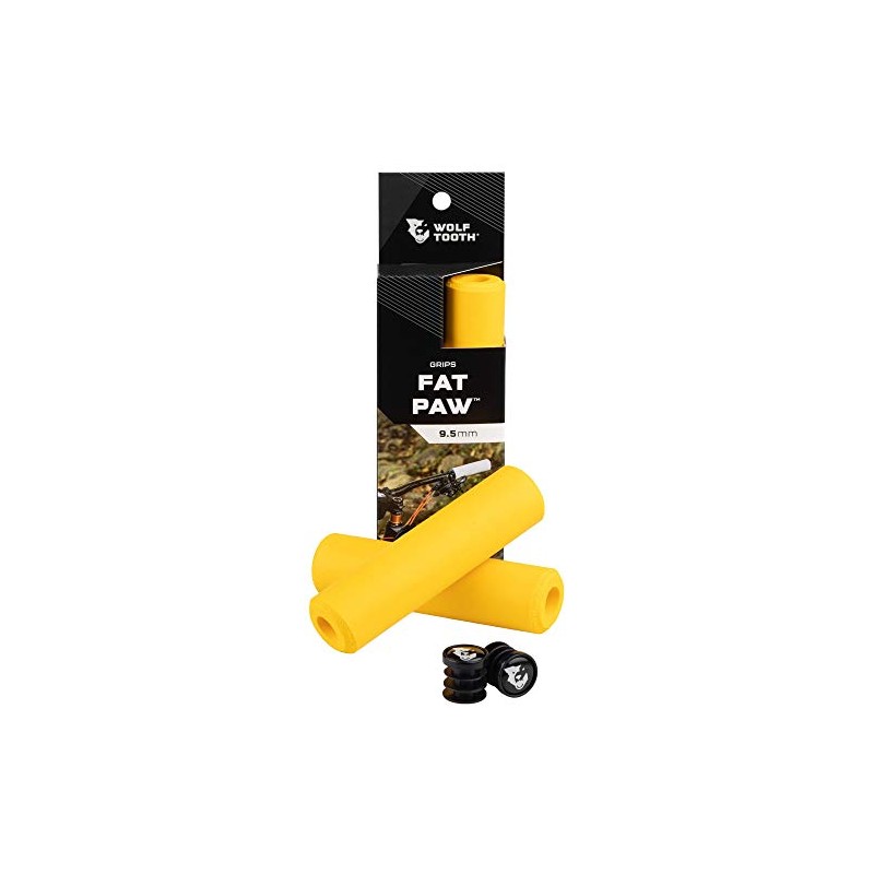 Wolf Tooth Fat Paw Grips 9.5mm Yellow