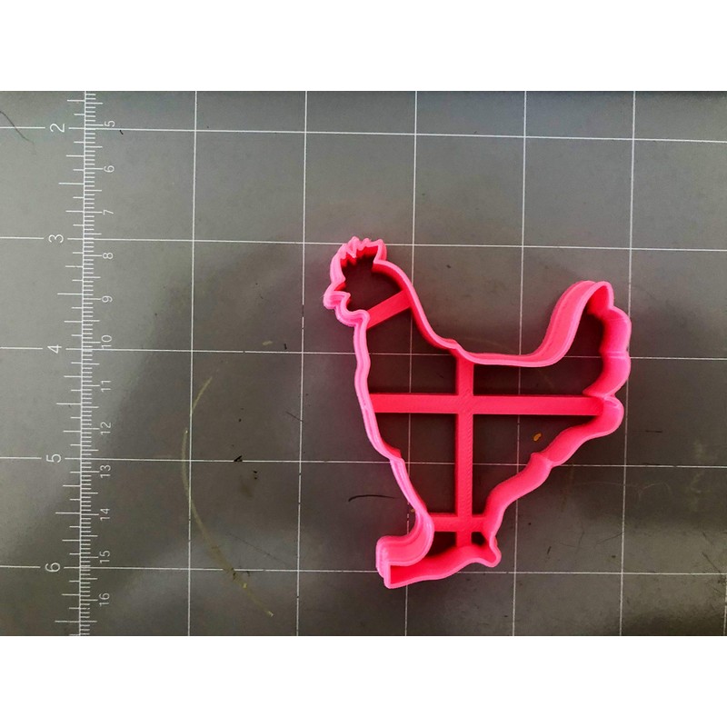 Chicken/hens Cookie Cutter (2")