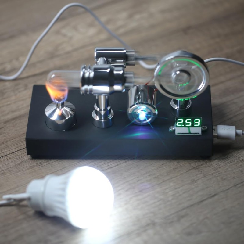 Sunnytech - Motor de aire caliente Stirling Generador de electricidad