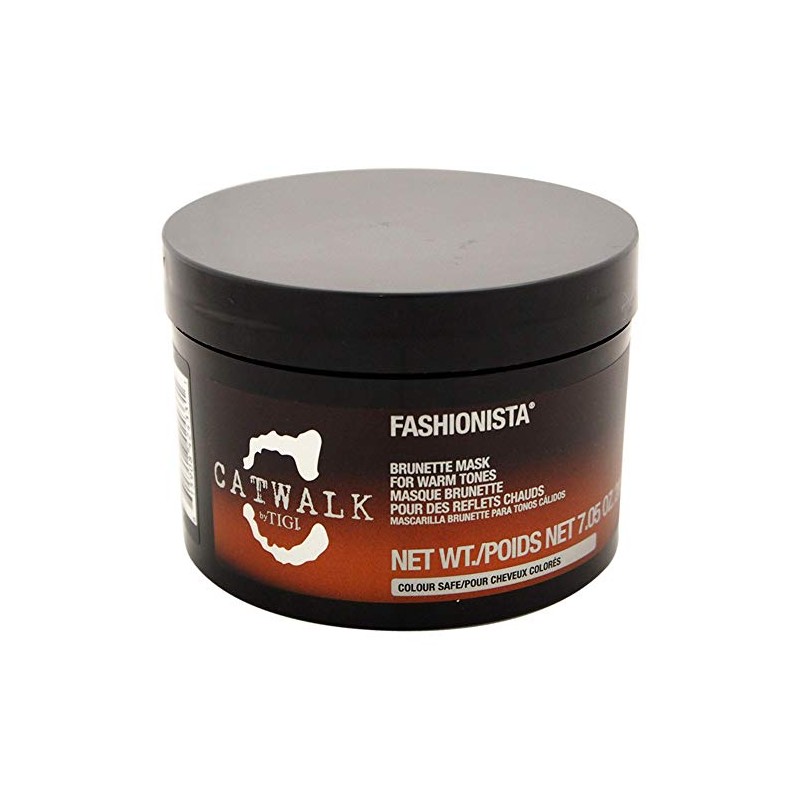 TIGI Catwalk Fashionista Brunette Mask for Warm Tones, 7.05 Ounce
