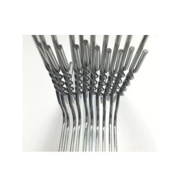 THE UM24 50 Pack Steel Metal Wire Hangers Adult Coat Clothes Hangers - 13 Gage Thickness Silver Color Galvanized Metal Wire Hanger