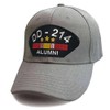 VetFriends.com US Veteran DD-214 Alumni and Service Ribbon Grey Hat