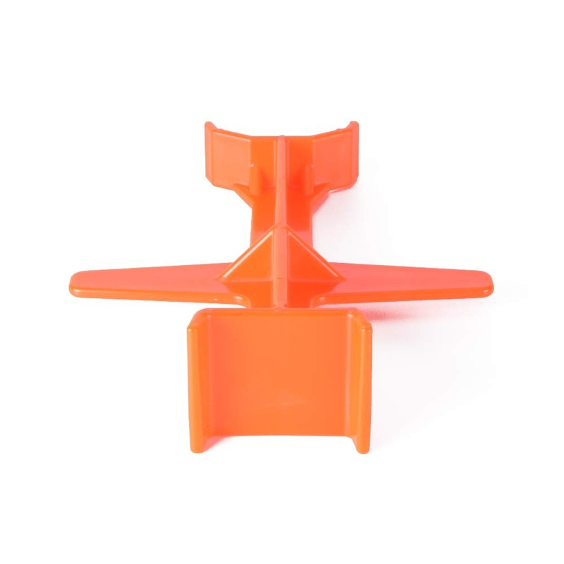 MOTO4U - Soporte para horquilla de bicicleta (25 cm), Anaranjado