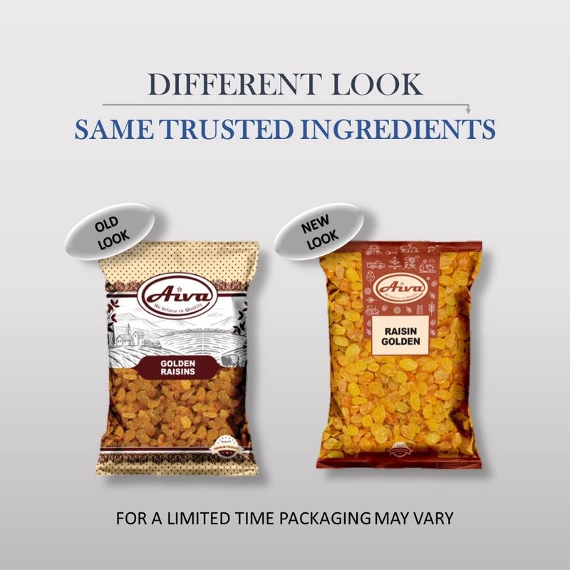 Aiva Golden California Raisins (2 LB) – Naturally Sweet Dried