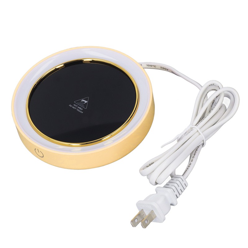 Electric Cup Warmer Constant Temperature 2 Modes LED Light Desk