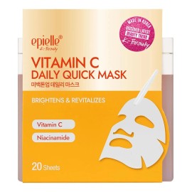 Epielle Vitamina C Daily Quick Mask Korean Beauty Anti Envej Todo Tipo De Piel