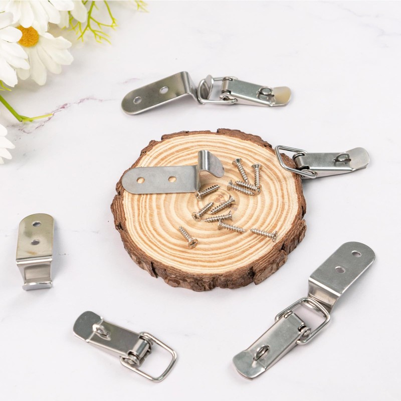 10 PCS Stainless Steel 90 Degree Spring Toggle Lock with