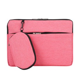 13 inch Laptop Sleeve Case Notebook MacBook Protective Cover Case Pouch Padded Slim Laptop Bag Portable Computer Carrying Bag Handbag Briefcase with Hidden Zipper Pocket Extra Small Accessory Bag