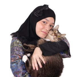 MuLanLegend Princess Nur Lace Cotton Hijab Handmade | Girls Kids Silk Layered Instant Slip-on Scarf (S, Black)