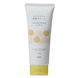 Cainz Facial Cleansing Foam, 4.6 oz (130 g), Scrub-in, Exfoliating Care, Pores, Smooth, Exfoliating, Foaming, Cleansing