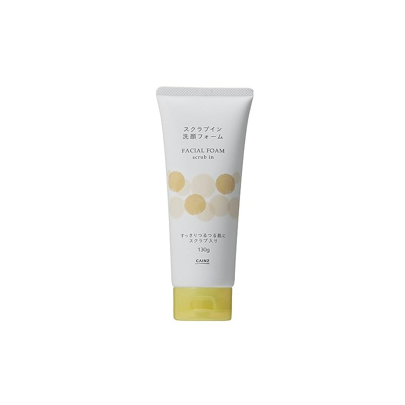 Cainz Facial Cleansing Foam, 4.6 oz (130 g), Scrub-in, Exfoliating