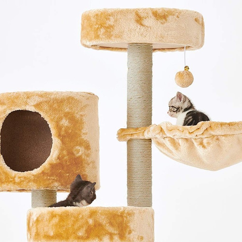 Aoneky Cat Scratching Sisal Rope Posts Trees Replacement (66FT, 8mm)