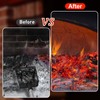 Long Handle Fireplace Ash Sifter, Hollow Out Metal Coal Shovel
