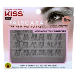Kiss Falscara Natural Wispy Wisps Multi-Pack (Pack of 6)