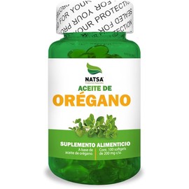 NATSA Aceite de Orégano 100 cápsulas, calidad Premium