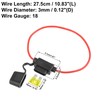 A ABSOPRO 4 Set DC 12V 18AWG ATC Inline Fuse