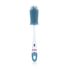 Nuby Escobillón De Silicón Con Dos Puntas Para Limpieza De Biberones Y Mamilas, Paquete De 79 Grams