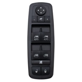 TRQ Front Left Power Window Switch Drivers Side Compatible with 2014-2015 Ram 1500 2013-2015 2500 3500