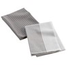 Douceur d'Intérieur COCOTY 2 Tea Towels, Taupe, 50 x 70