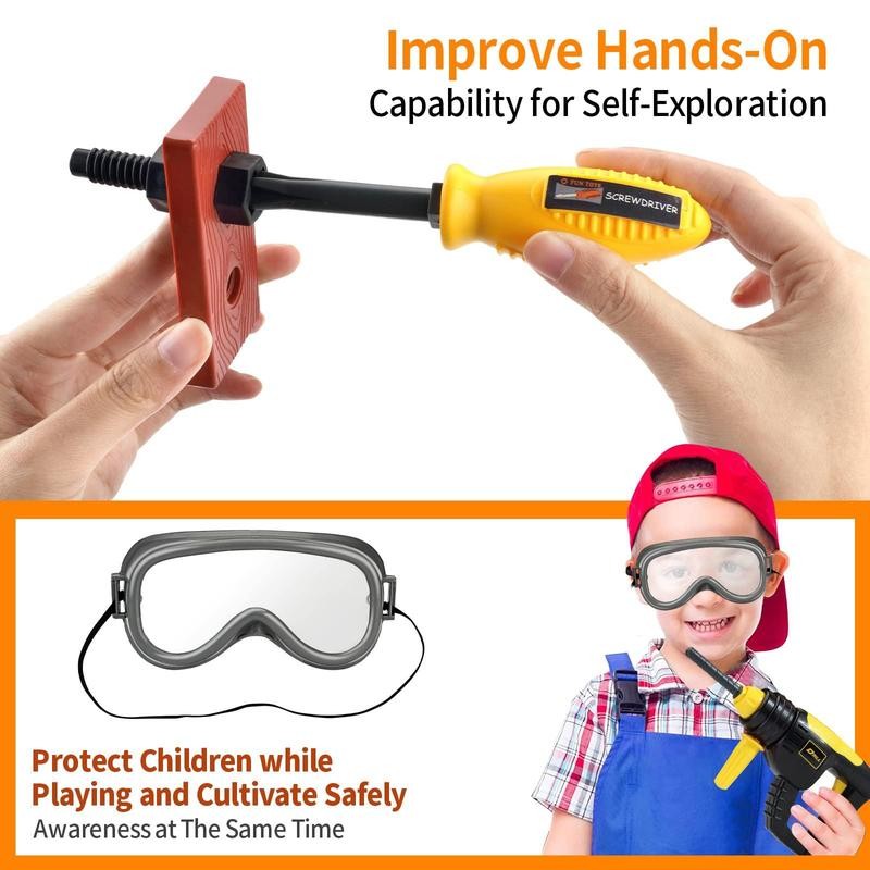 Kids Construction Tool Set, 1 Set Simulation Repair Electric Drill