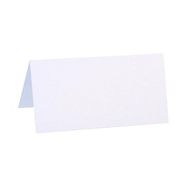 PATIKIL Table Name Place Cards,50Pcs 3.9 x 3.9inch Favor Decor Foldable Blank Card for Wedding Party Seating Place Cards White