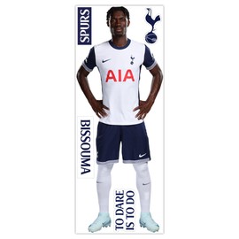 Themed Tottenham Hotspur Wall Sticker - Bissouma 24/25 Player + Spurs Decals Football Art (LIFESIZE)