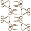 Nickel Hook & Eyes 1/2" Sewing Hooks and Eyes 0.5