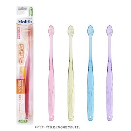 エビス B-163*6メディフィット超先細毛ハブラシ・超コンパクト やわらかめ 6本組 色おまかせ