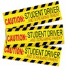 ZONETECh Funny Magnetic Sticker-Caution Student Driver and Screaming Parent 3