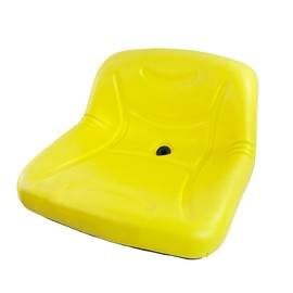 E-AUC13381 DirectFit™ Yellow Mid-Back Seat for John Deere Lawn Tractors 102, 105, 115, 125, D100, D105, D110, E100, E110, L100, L105, L107, L108, L110, +++