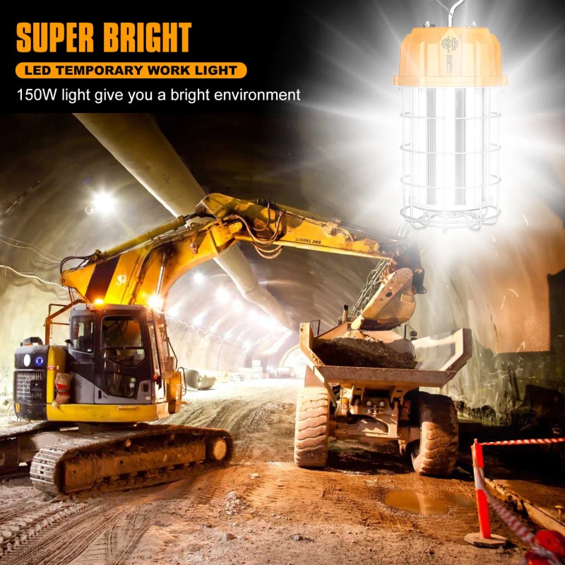 80W 100W 150W Portable Site Construction Lighting LED Industrial Job