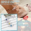 Feet Jewelry Foot Bracelets December Birthstone Heart Infinity Sterling Silver