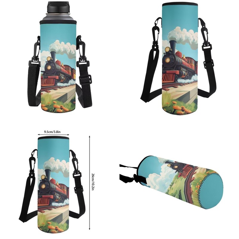 Glorowreny Train Backpack for Boys 6-8 Blue Sky Boys Backpack