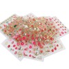 30Pcs Lips Nail Stickers for Valentine's Day 3D Gold Nail